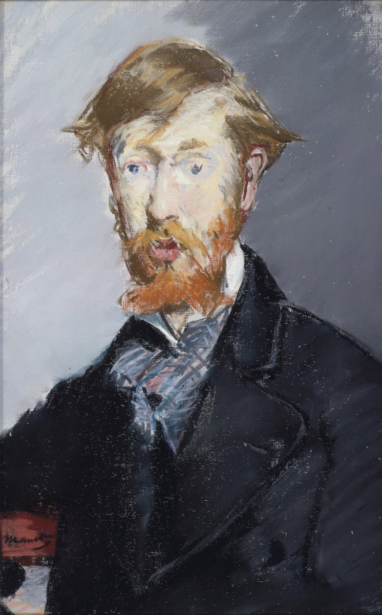 George Moore, 1879 (pastel na płótnie) autorstwa Édouard Manet