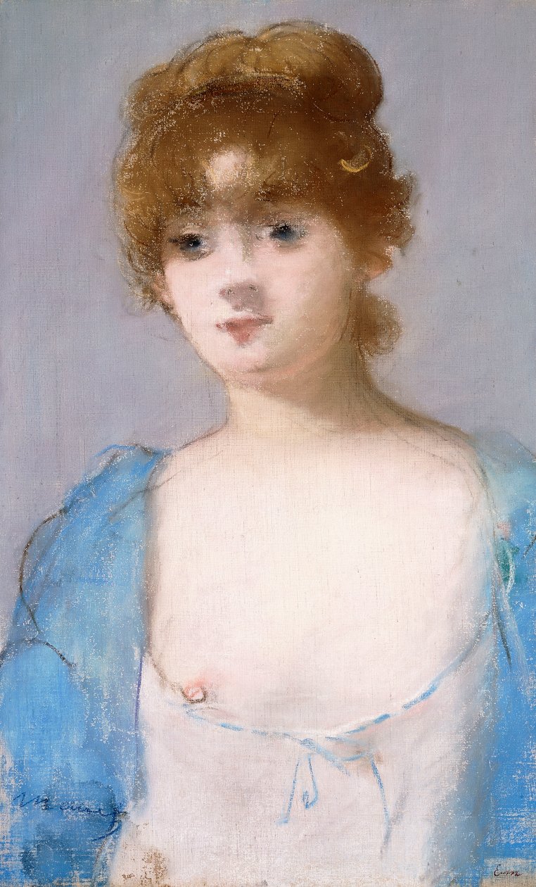 Dziewczyna w szlafroku, 1882 autorstwa Édouard Manet