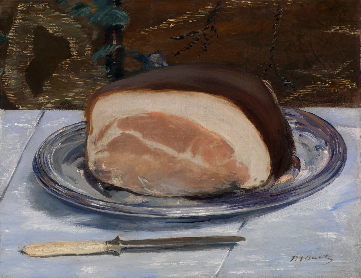 Szynka, ok. 1875-78 (olej na płótnie) autorstwa Édouard Manet
