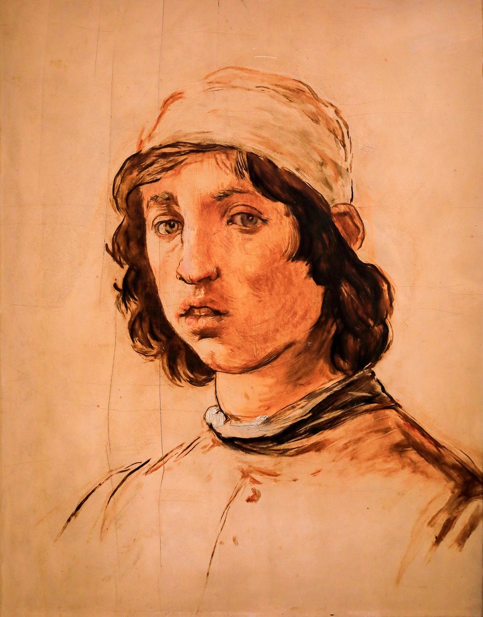 Głowa młodego mężczyzny po Autoportrecie Filippina Lippiego autorstwa Édouard Manet