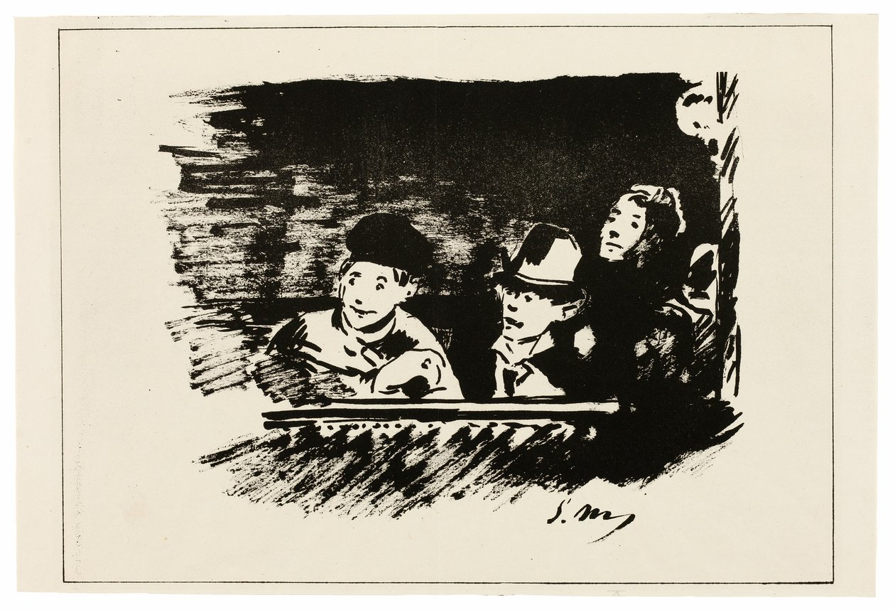 W Galerii Górnej autorstwa Édouard Manet
