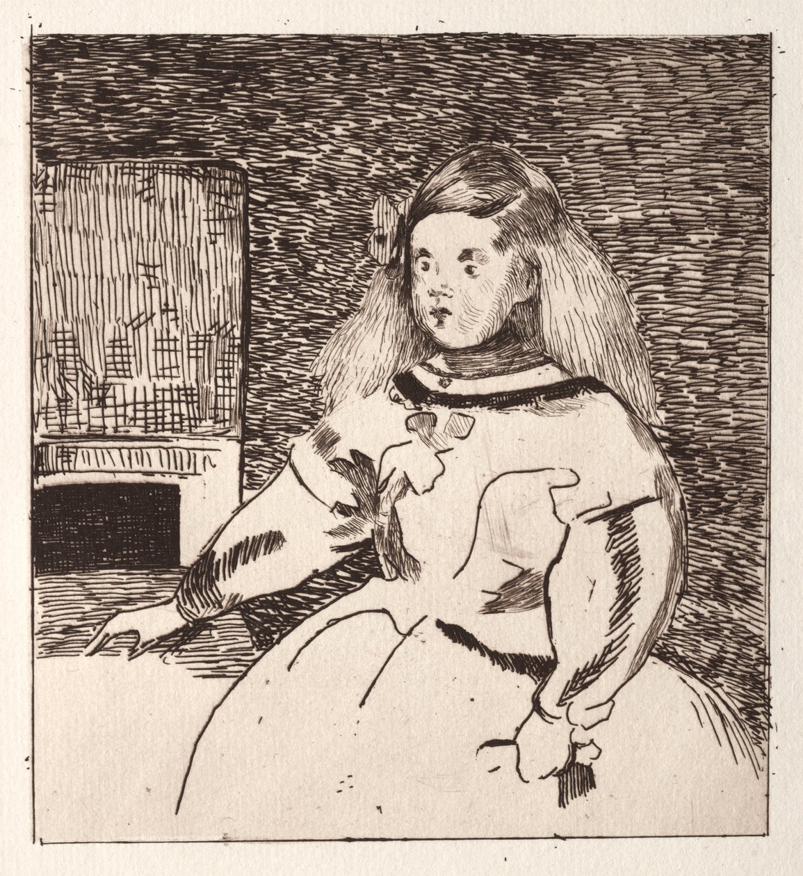 Infantka Margarita, według Velázqueza autorstwa Édouard Manet