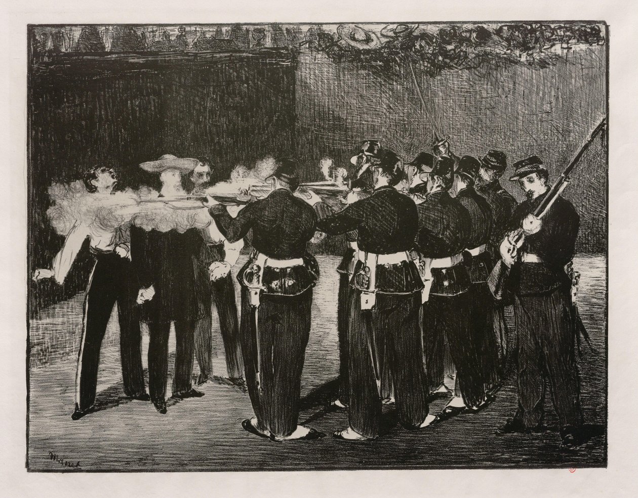 Egzekucja Maksymiliana autorstwa Édouard Manet