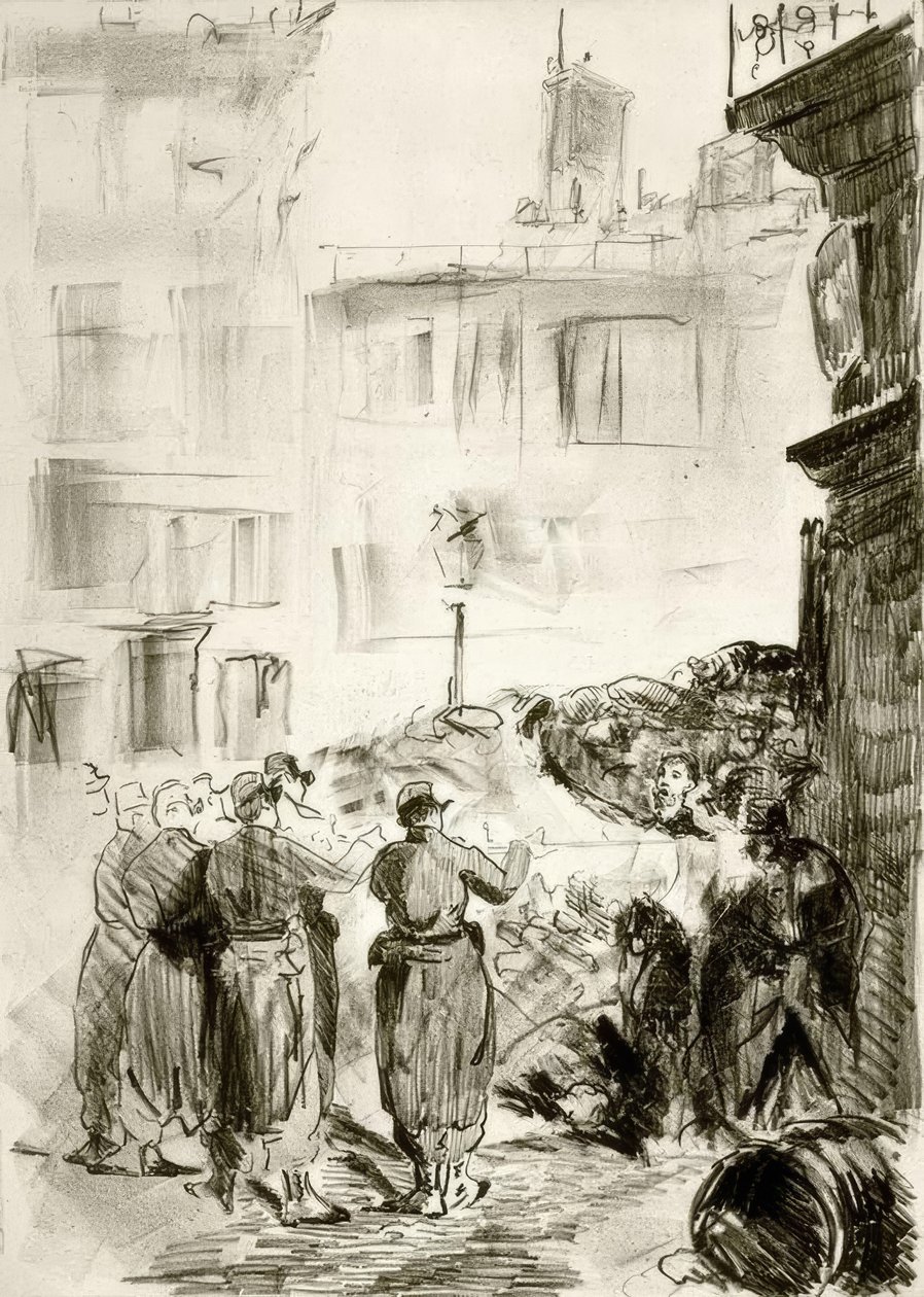 Barykada autorstwa Édouard Manet