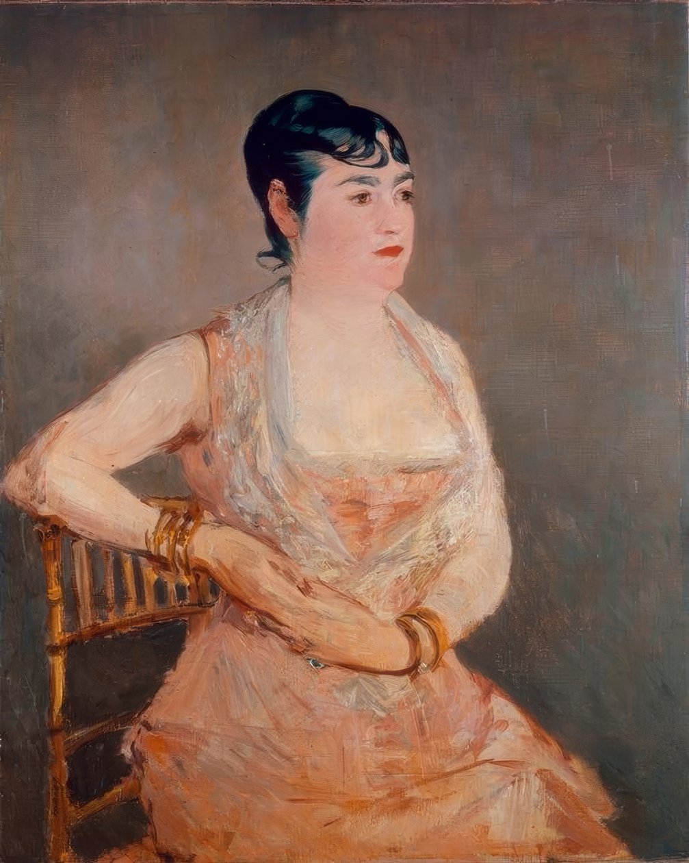 Różowa Dama autorstwa Édouard Manet