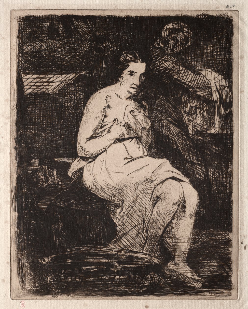 Toaleta autorstwa Édouard Manet