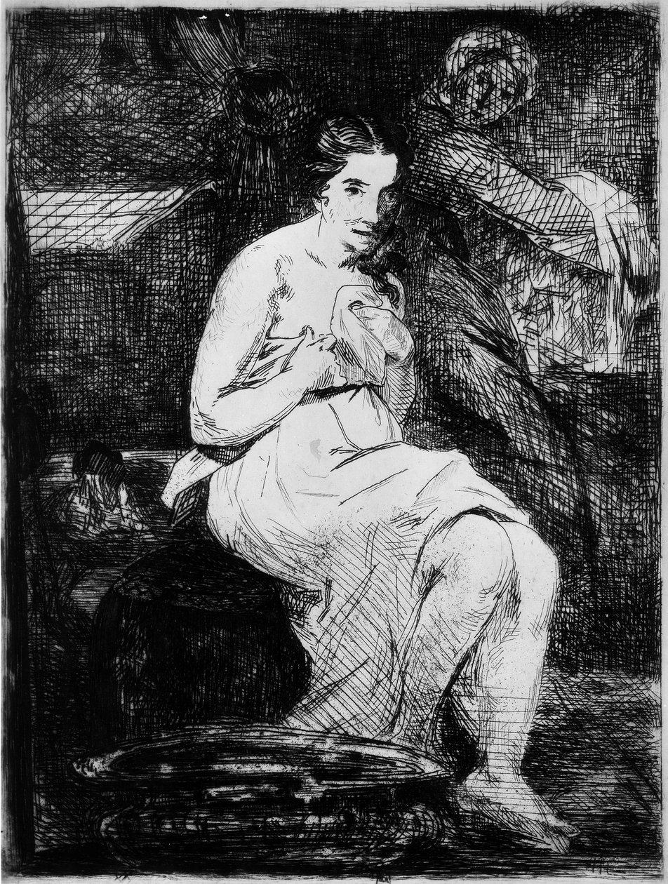 Toaleta, 1861 autorstwa Édouard Manet