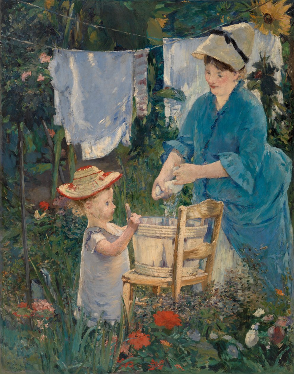 Pralnia (Le Linge) autorstwa Édouard Manet