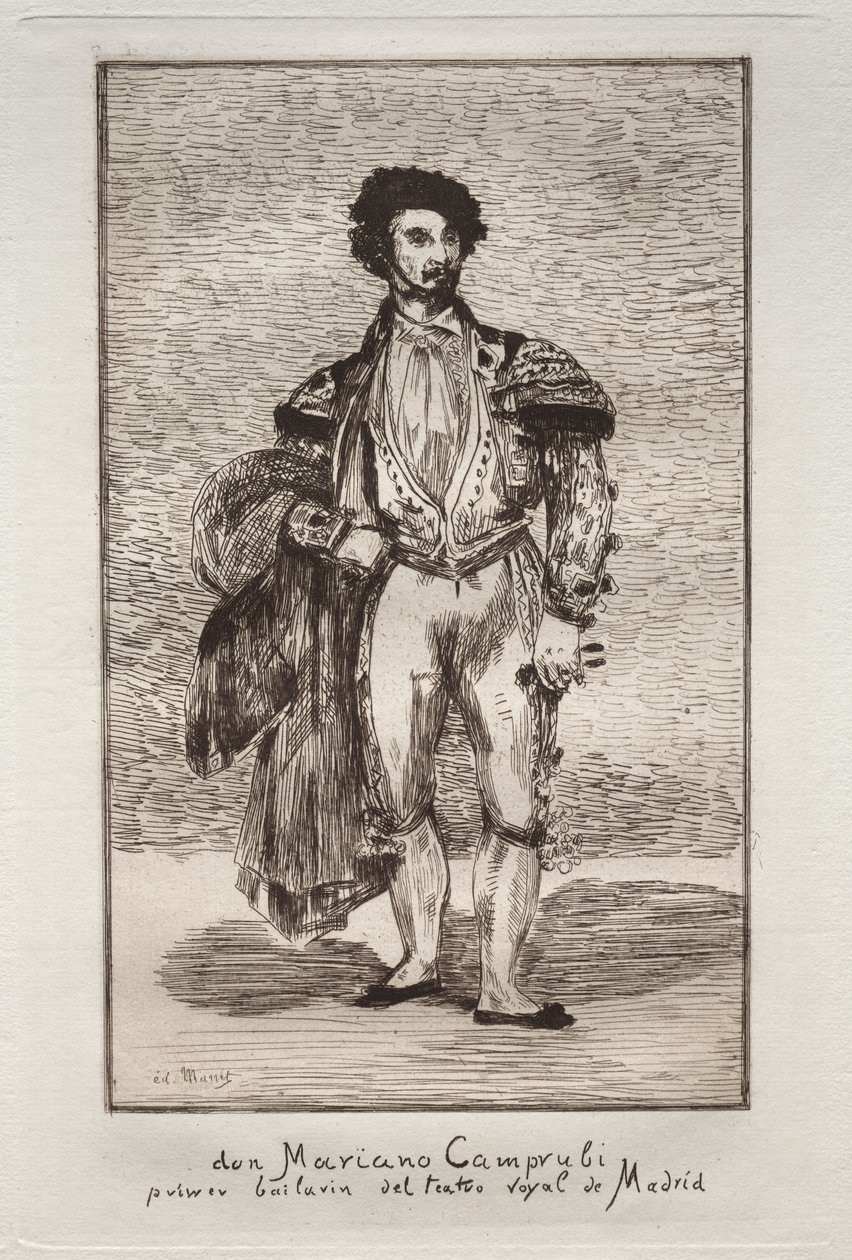 Tancerz (Don Mariano Camprubi) autorstwa Édouard Manet