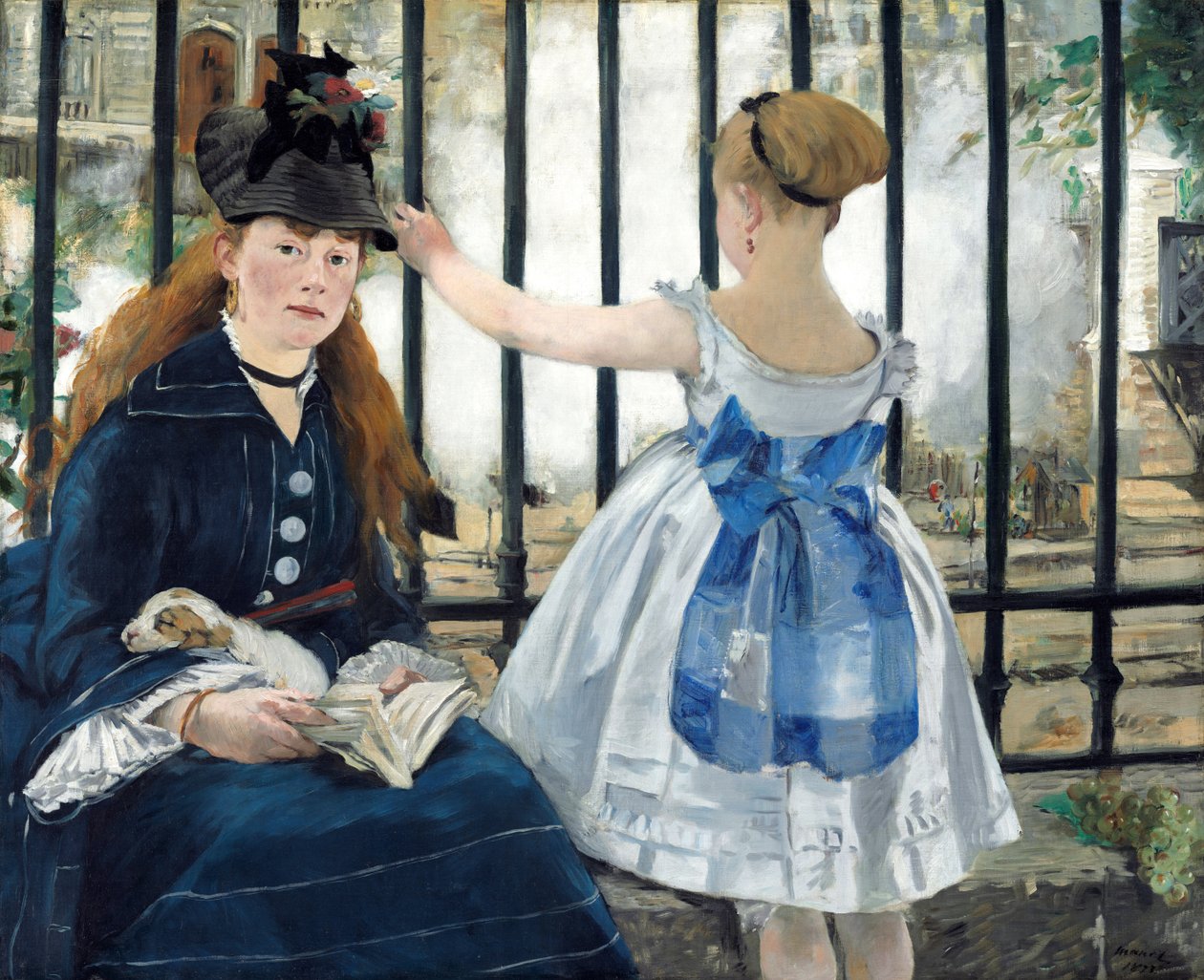 Kolej autorstwa Édouard Manet