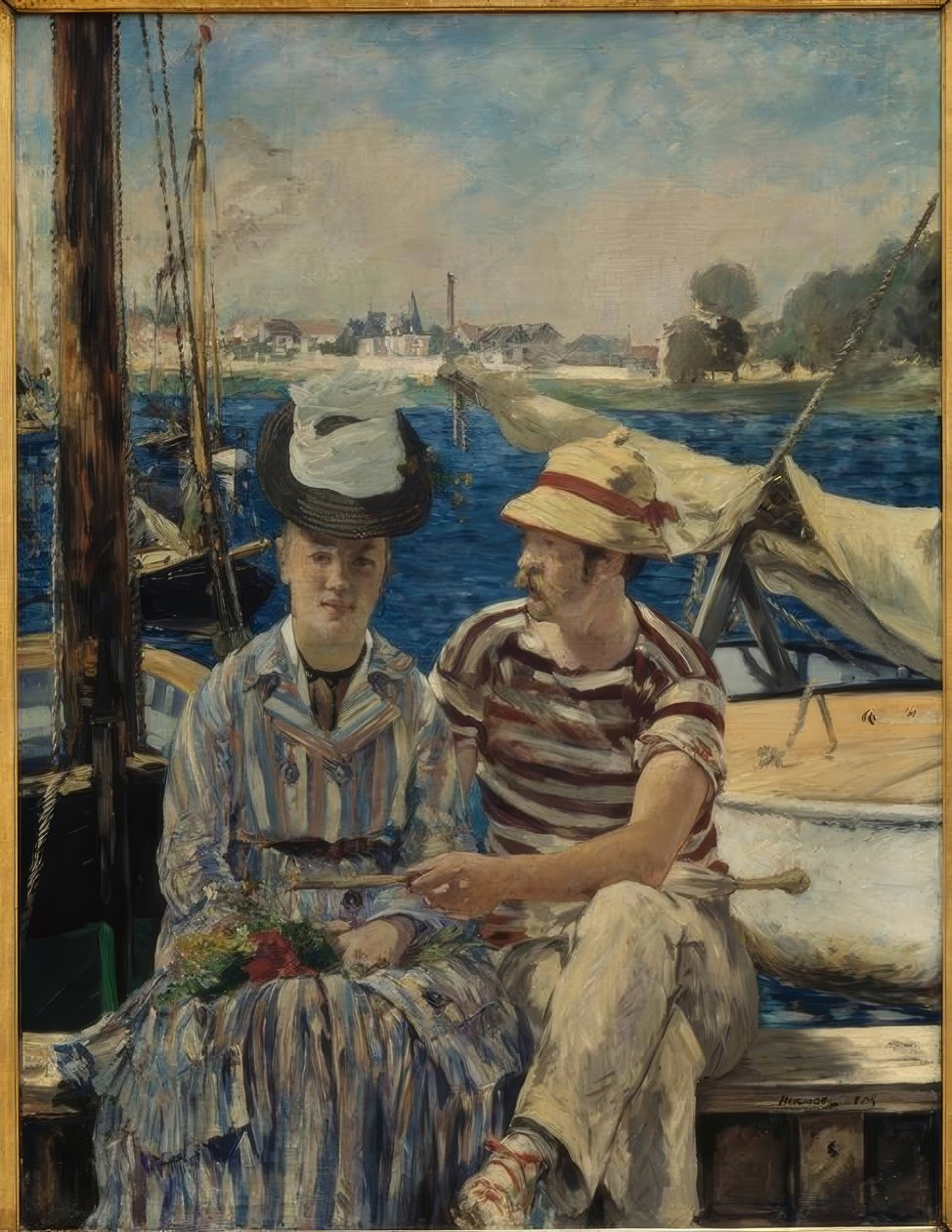 Niedziela nad Sekwaną (Argenteuil) autorstwa Édouard Manet
