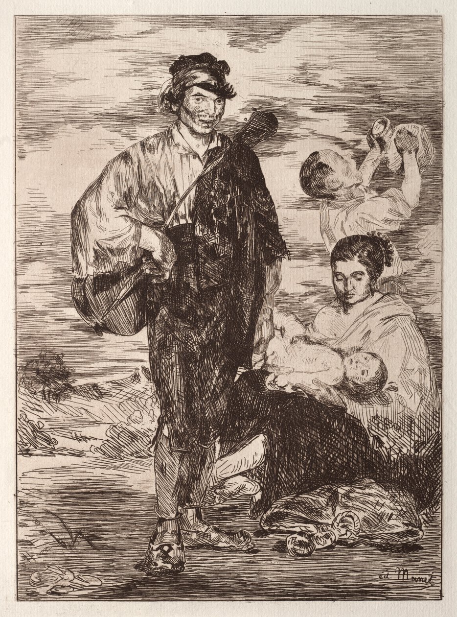 Cyganie autorstwa Édouard Manet