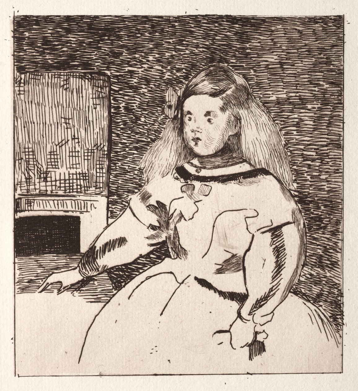 Niemowlę Małgorzata autorstwa Édouard Manet