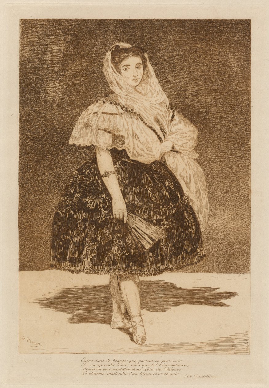 Lola de Valencia autorstwa Édouard Manet