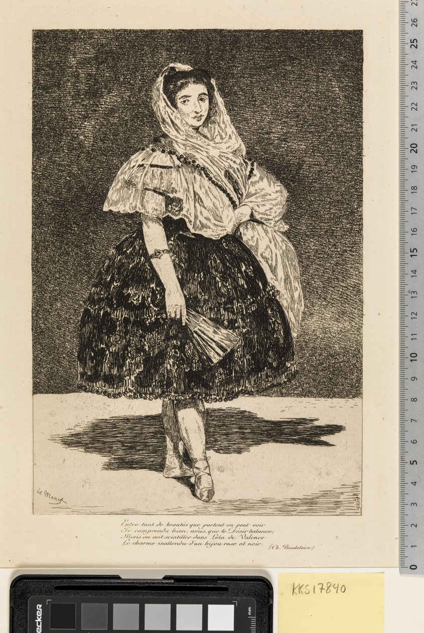 Lola de Valencia autorstwa Édouard Manet