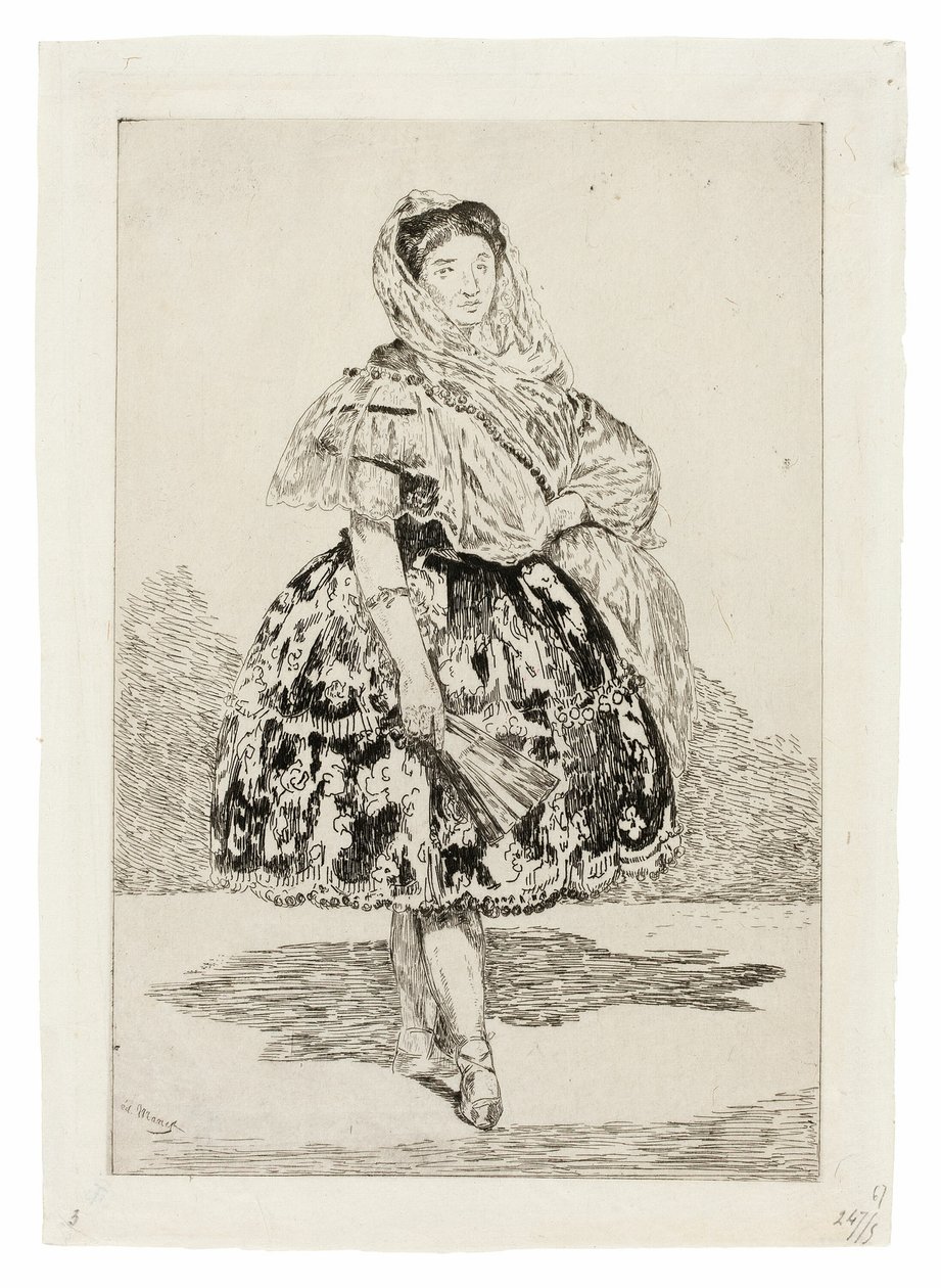 Lola de Valencia autorstwa Édouard Manet