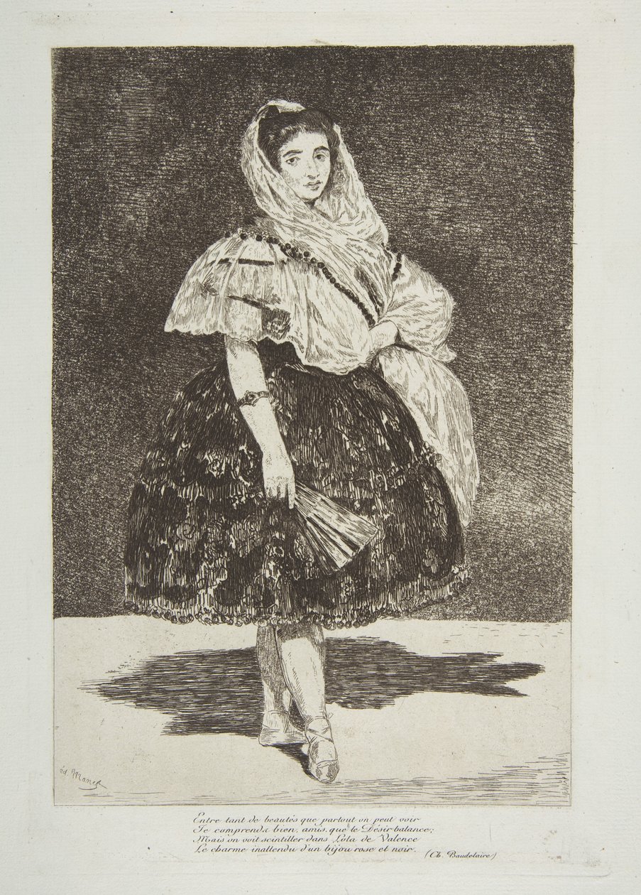 Lola de Valence autorstwa Édouard Manet