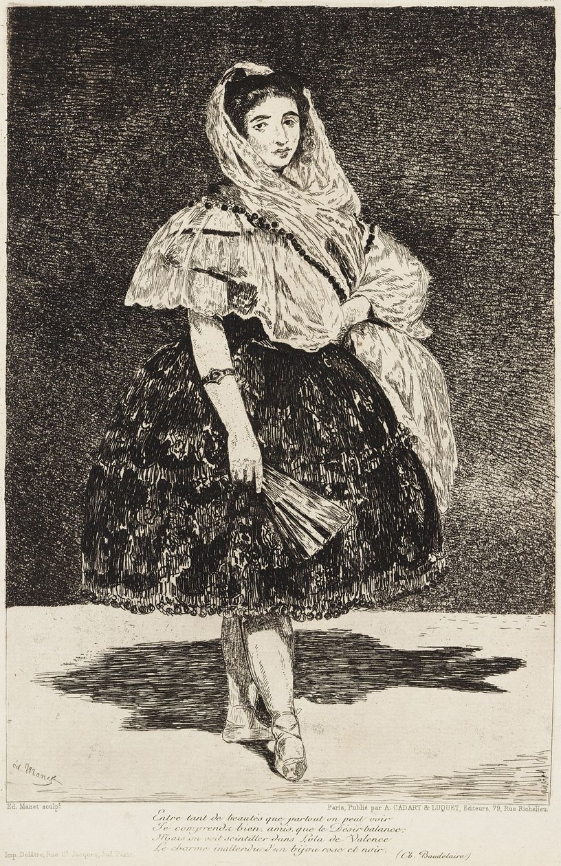 Lola de Valence autorstwa Édouard Manet