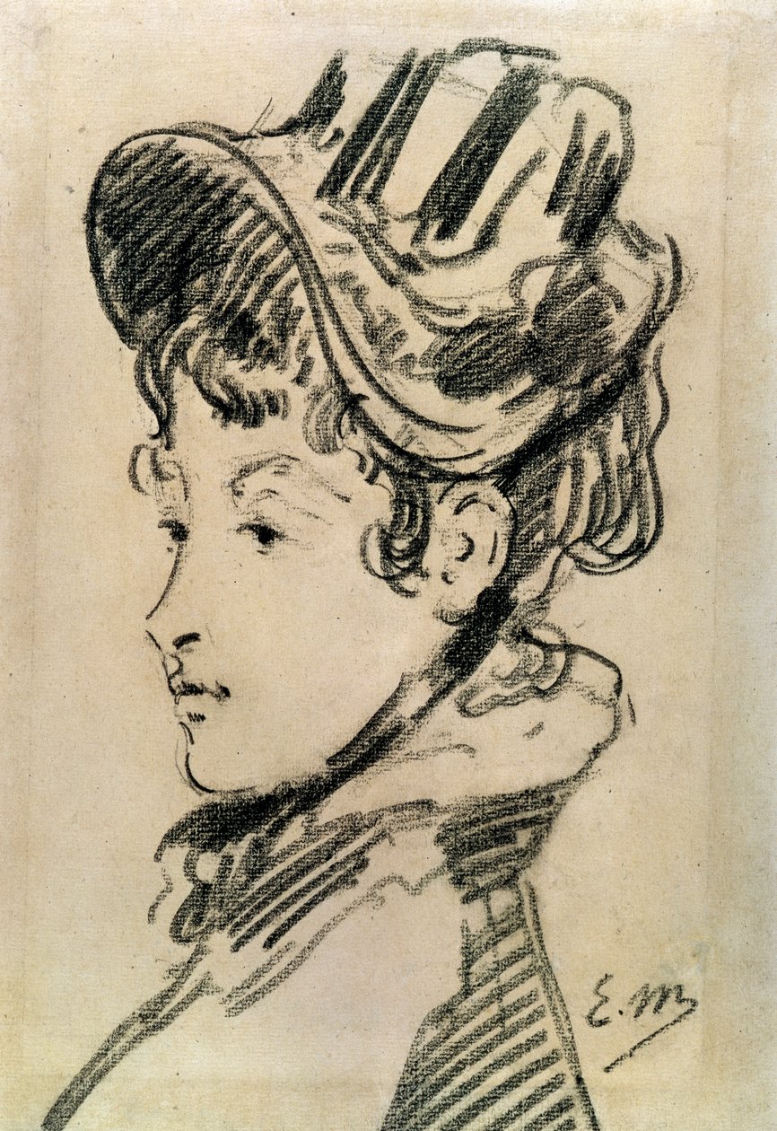 Madame Jules Guillemet, ok. 1880 r. autorstwa Édouard Manet