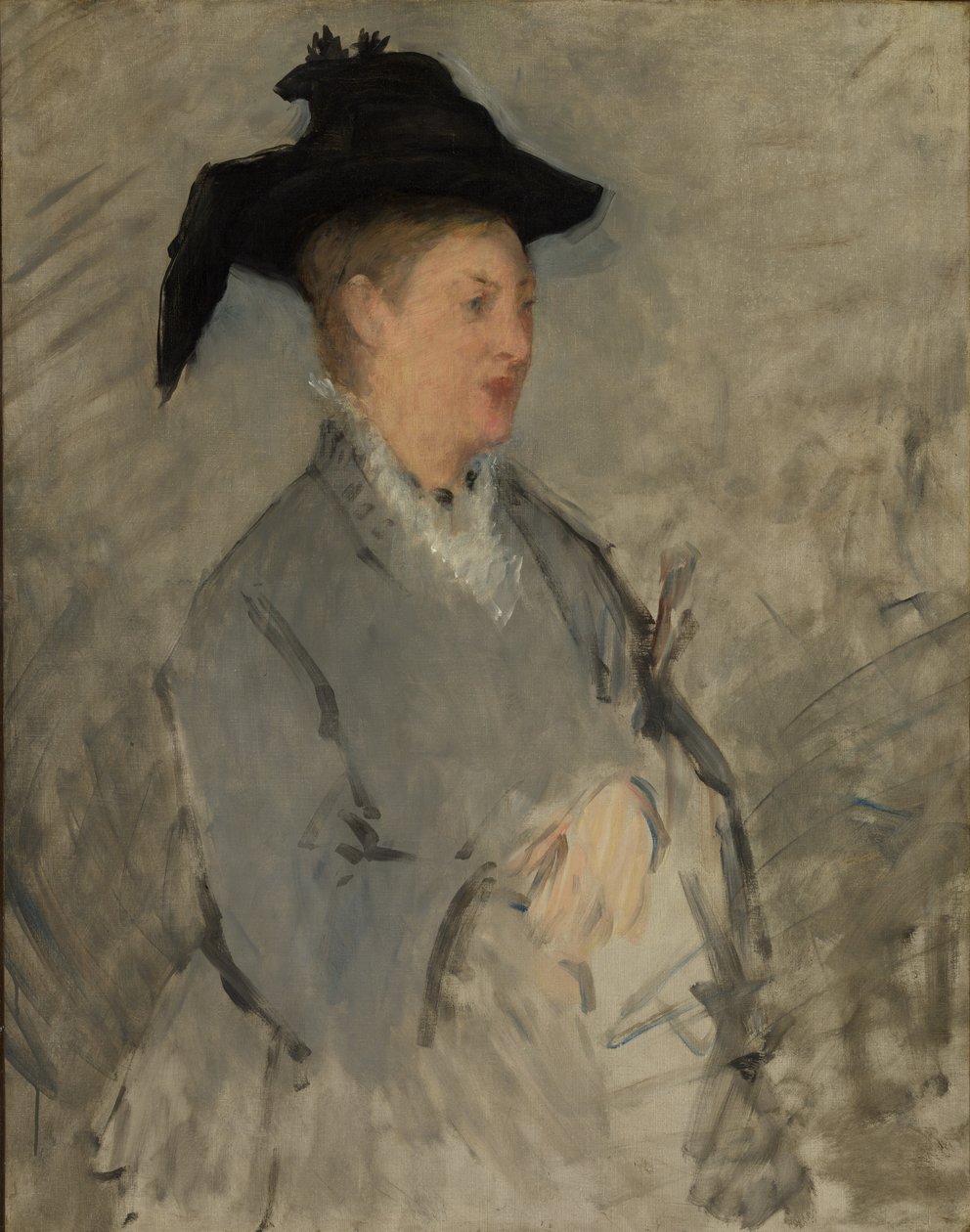 Madame Édouard Manet Suzanne Leenhoff, 1830-1906, ca. 1873. autorstwa Édouard Manet