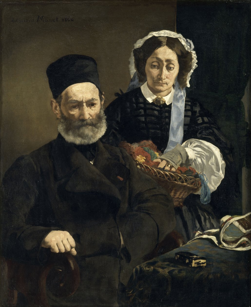Pan i Pani Auguste Manet autorstwa Édouard Manet