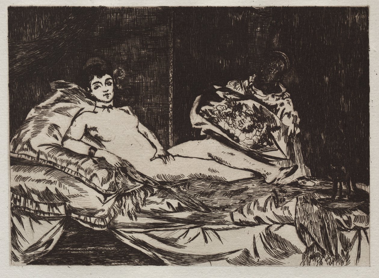 Olimpia. autorstwa Édouard Manet