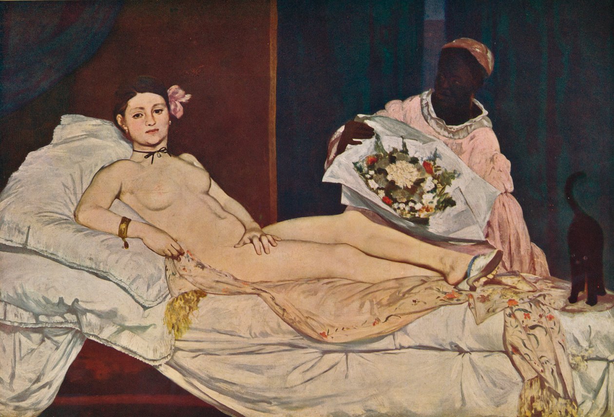 Olimpia, 1863 autorstwa Édouard Manet