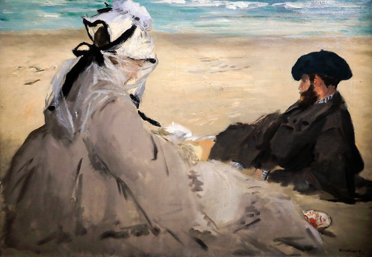 Na plaży autorstwa Édouard Manet