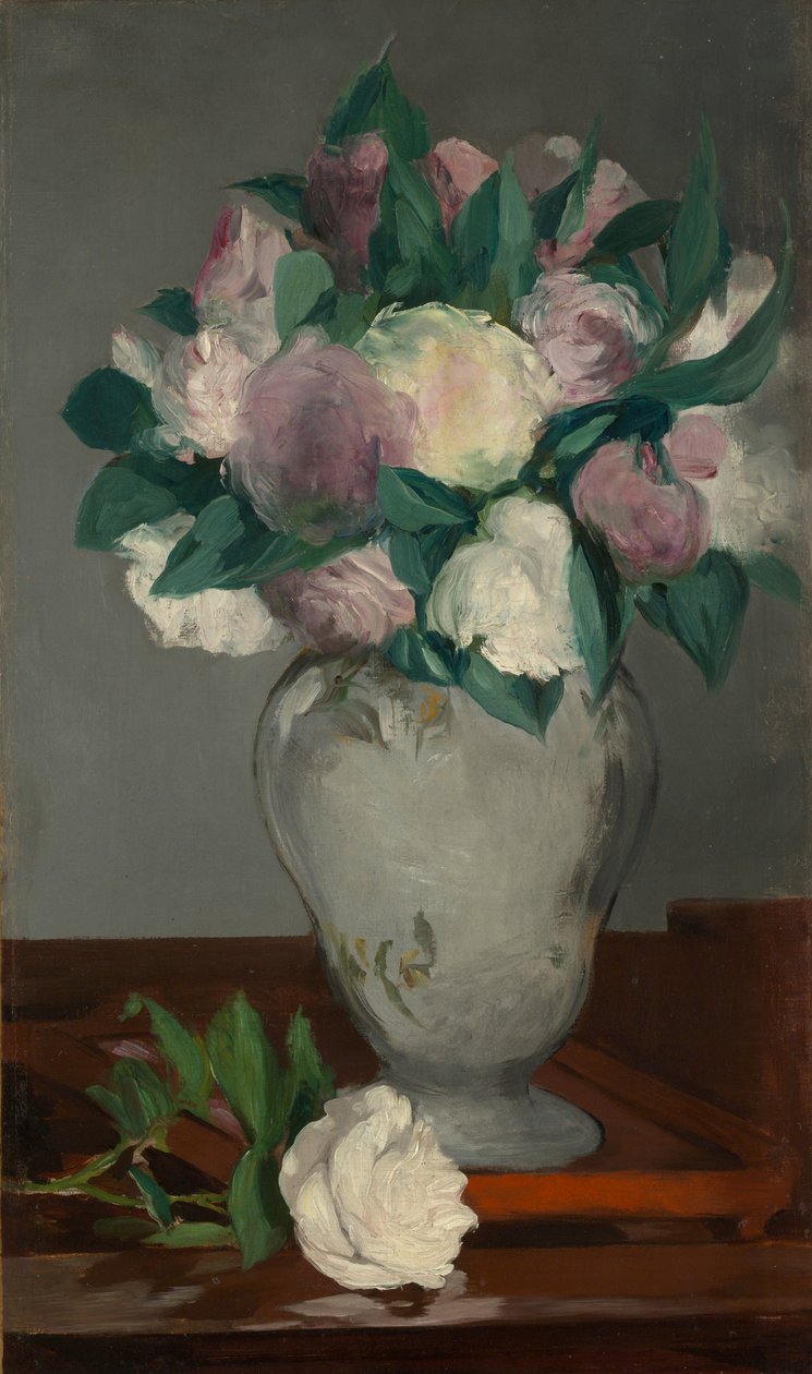 Piwonie autorstwa Édouard Manet
