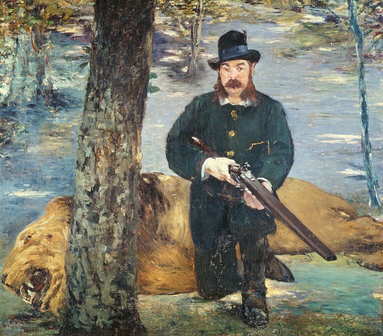 Pertuiset, Łowca Lwów, 1881 autorstwa Édouard Manet