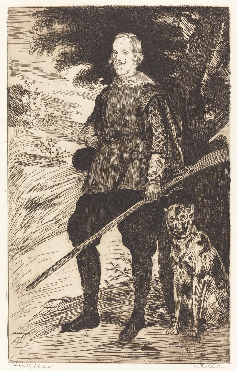 Filip V Filip Ewa, 1862. autorstwa Édouard Manet