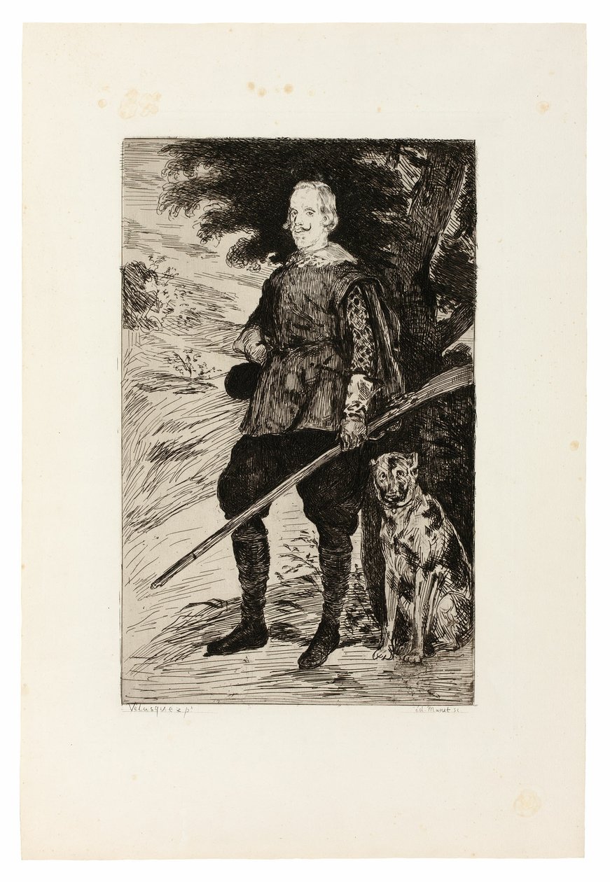 Filip IV król Hiszpanii autorstwa Édouard Manet