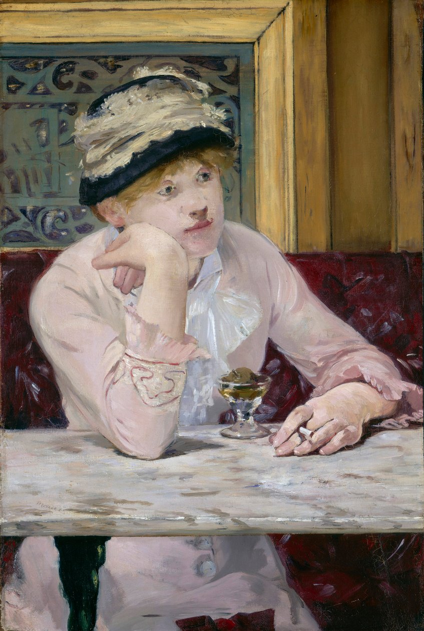Śliwkowa brandy, ok. 1900 r. 1877 (olej na płótnie) autorstwa Édouard Manet