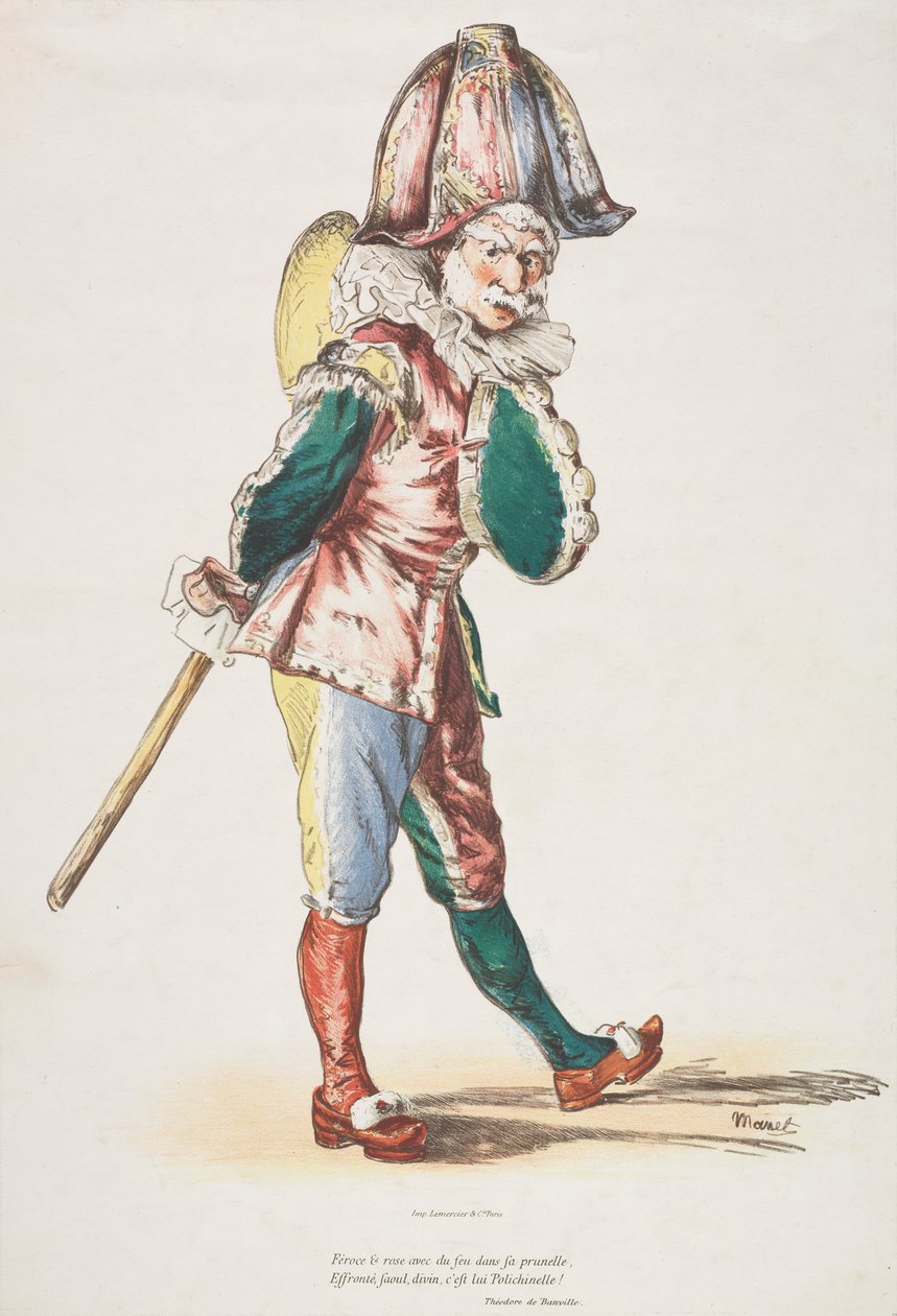 Punchinello autorstwa Édouard Manet