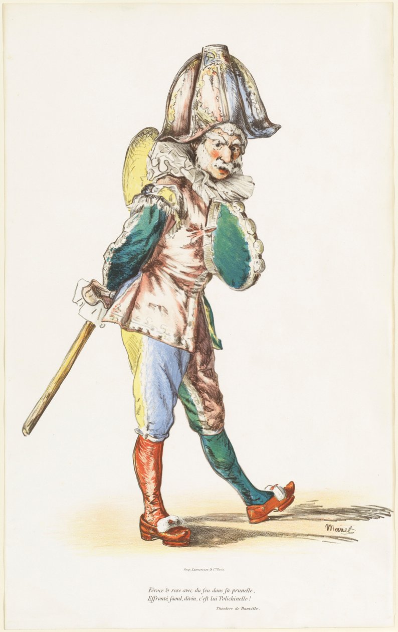 Polichinelle autorstwa Édouard Manet