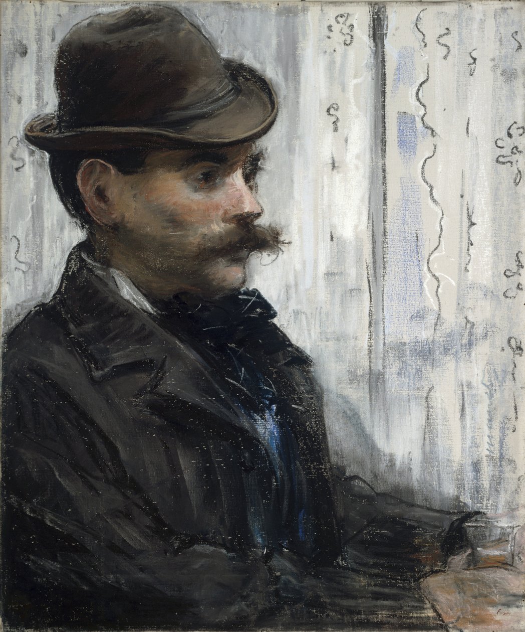 Portret Alphonse Maureau, ok.1880 autorstwa Édouard Manet