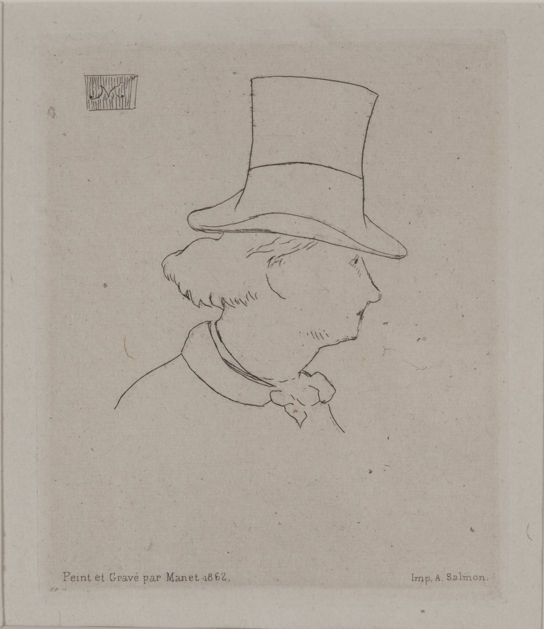 Portret Baudelaire