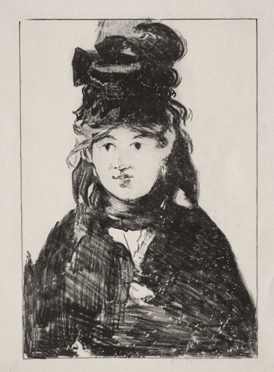 Portret Berthe Morisot autorstwa Édouard Manet