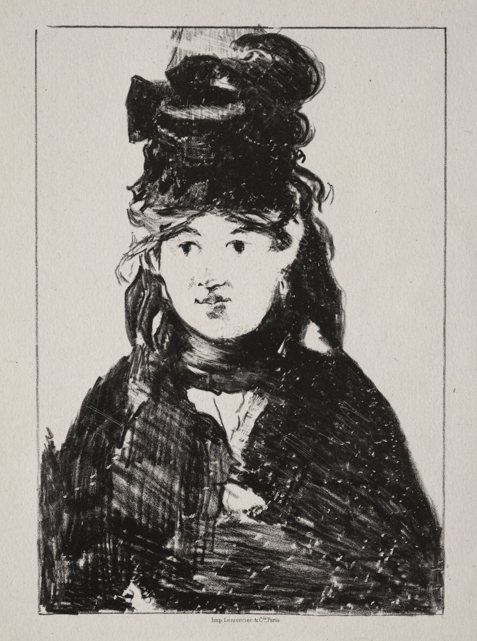 Portret Berthe Morisot autorstwa Édouard Manet
