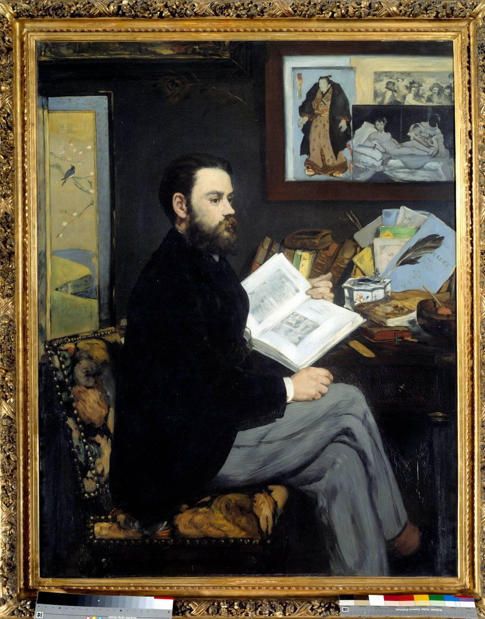 Portret Emile Zola (1840 - 1902) - Obraz Edouarda Maneta (1832-1883) autorstwa Édouard Manet
