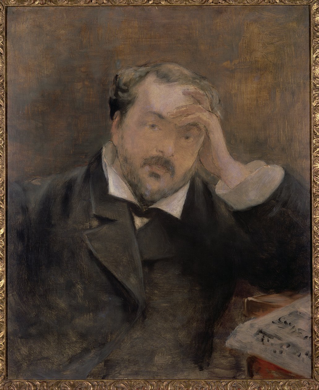 Portret Emmanuela Chabriera (1841-94) 1881 autorstwa Édouard Manet