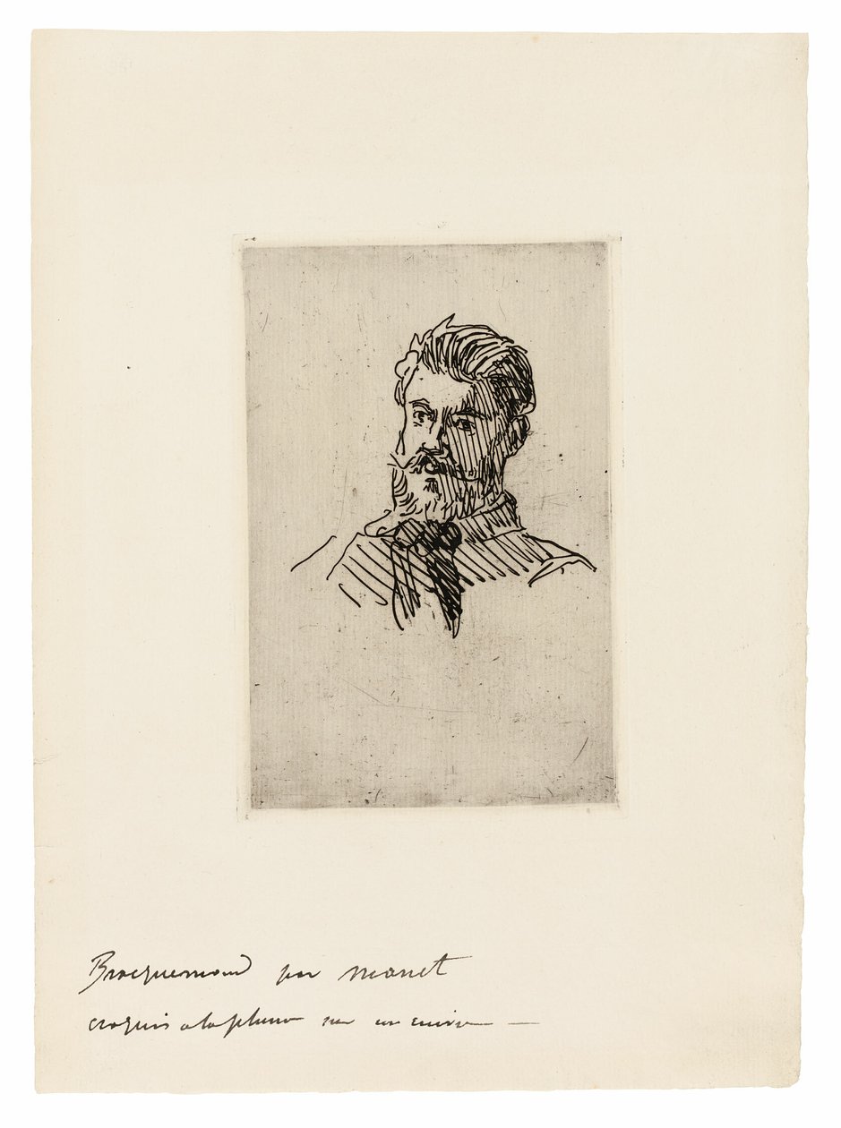 Portret Felixa Bracquemonda autorstwa Édouard Manet