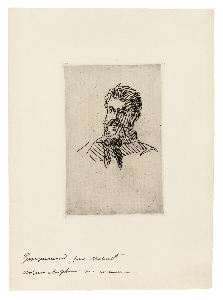 Portret Felixa Bracquemonda autorstwa Édouard Manet
