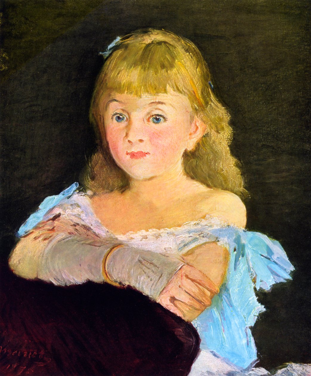 Portret Liny Campineanu, 1878. autorstwa Édouard Manet