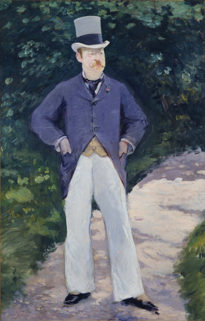 Portret Monsieur Brun, 1879 autorstwa Édouard Manet