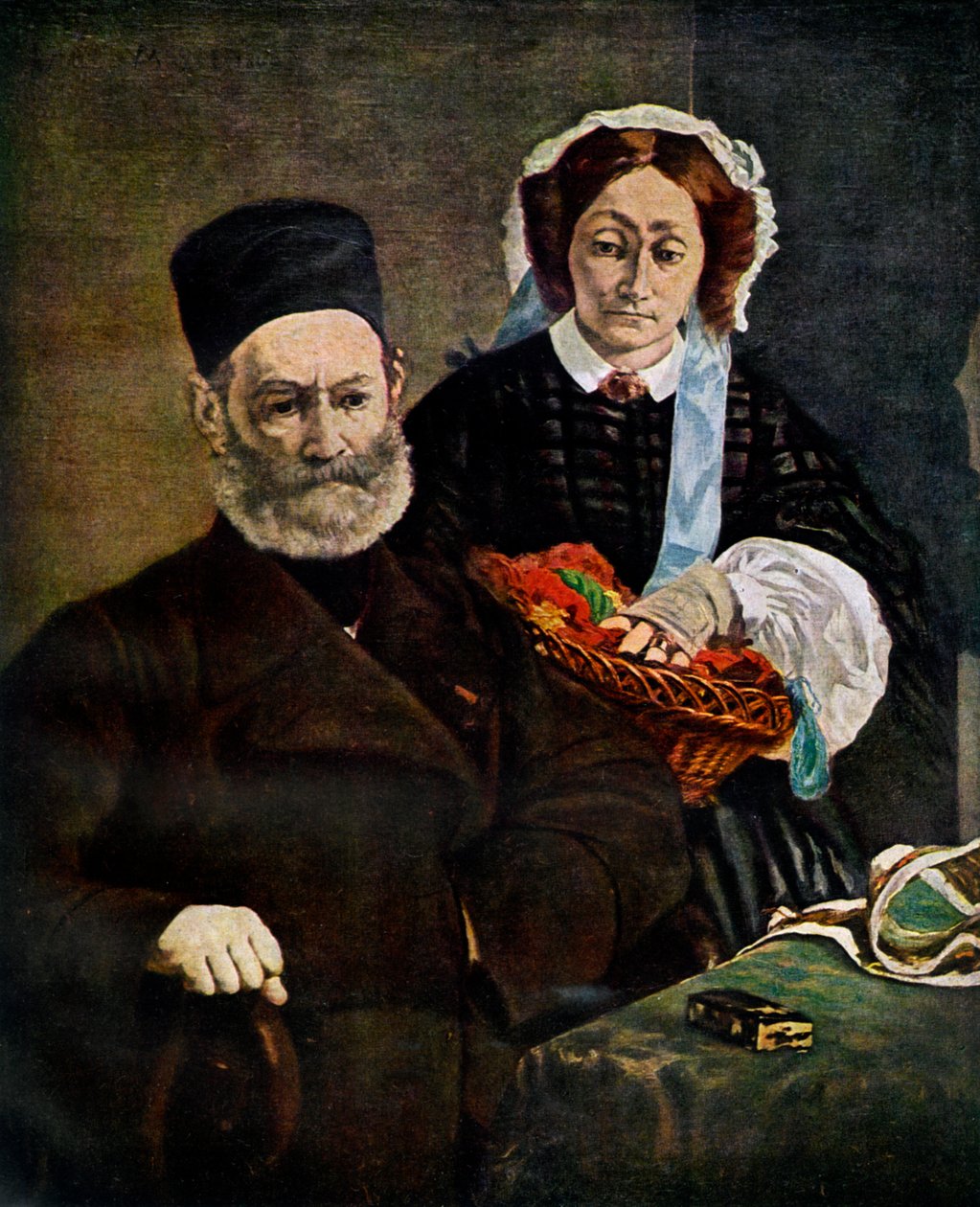 Portret Monsieur i Madame Auguste Manet, 1860-1938. autorstwa Édouard Manet