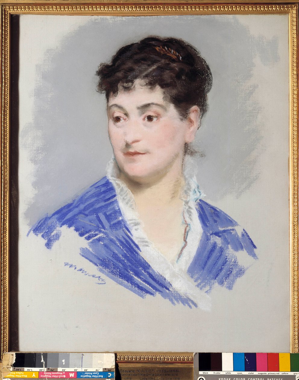 Portret pani Emile Zola. Obraz Edouarda Maneta (1832-1883) autorstwa Édouard Manet
