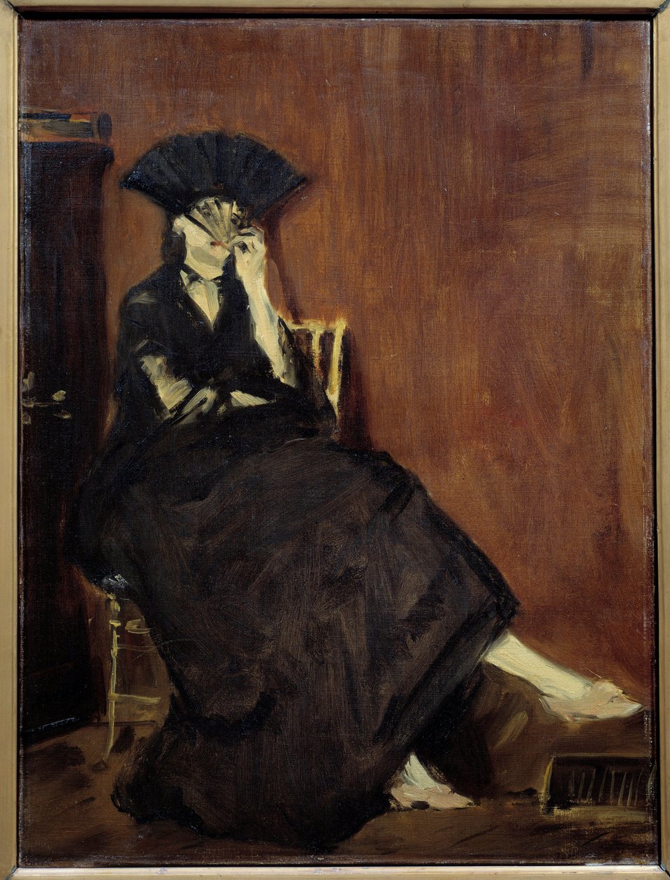 Portret malarza Berthe Morisot autorstwa Édouard Manet