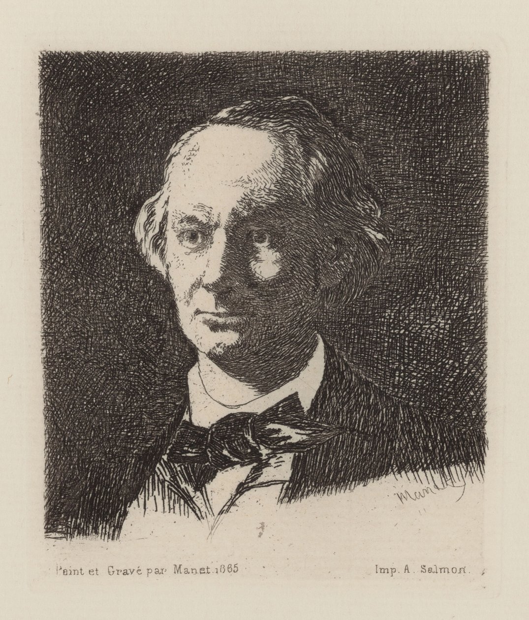Portret poety Charlesa Baudelaire