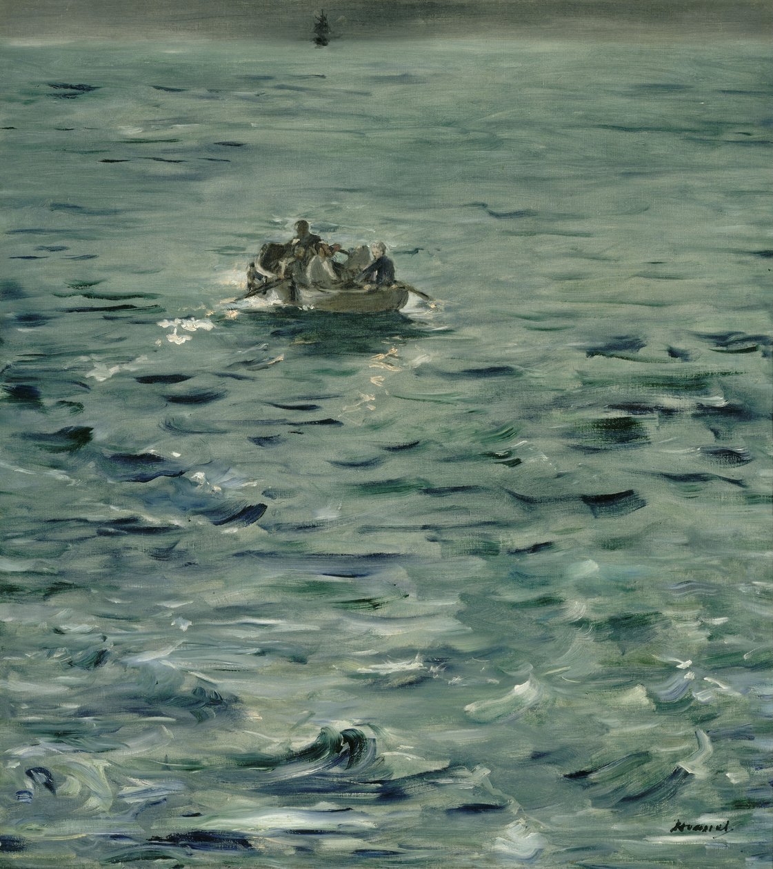 Ucieczka Rocheforta autorstwa Édouard Manet